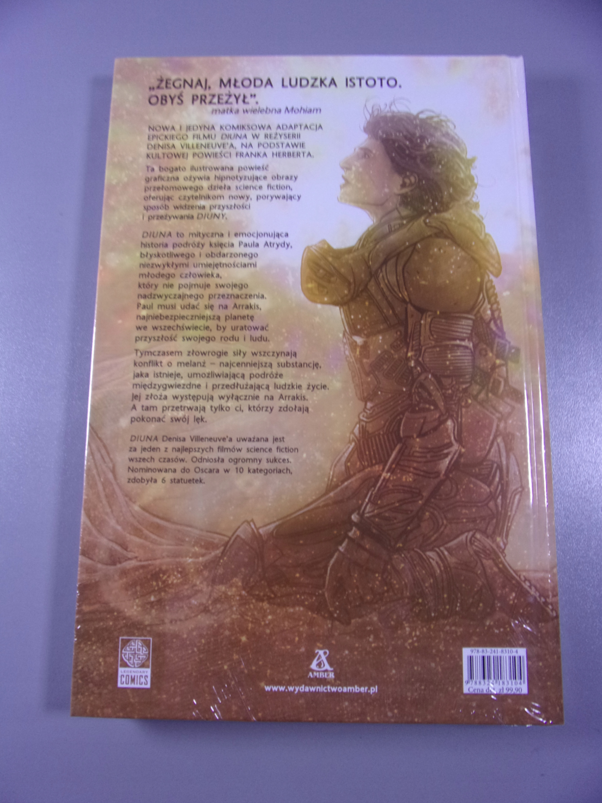 DIUNA oficjalna filmowa powieść graficzna