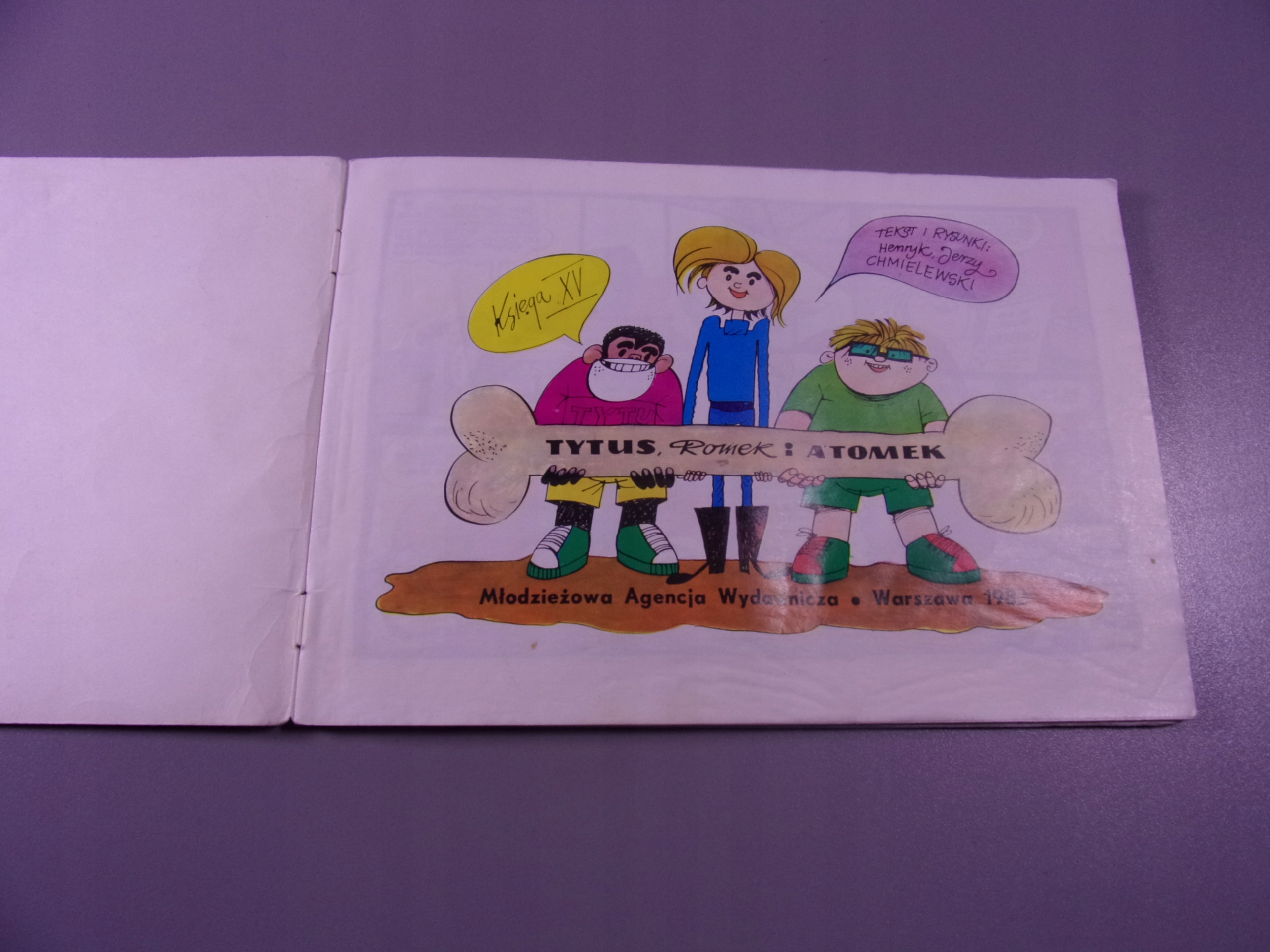 TYTUS księga XV 1982 r. wyd. I