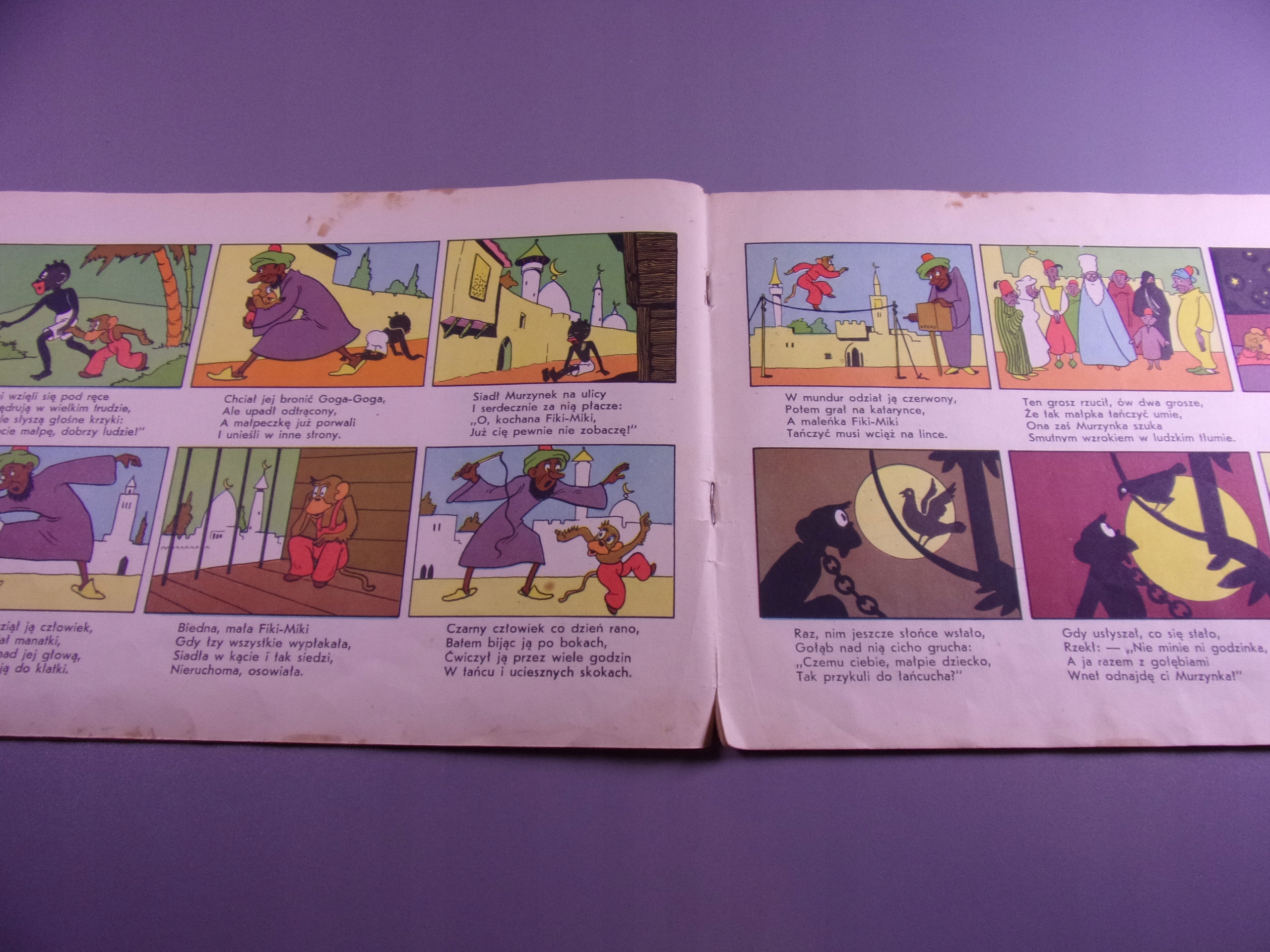 AWANTURY i WYBRYKI MAŁEJ MAŁPKI FIKI MIKI 1960 r.