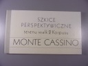 SZKICE PERSPEKTYWICZNE TERENU WALK 2 KORPUSU MONTE CASSINO 1984 r egz. 1506