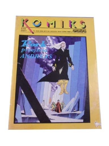 Komiks Fantastyka 4/89 Rork Przejścia Andreas