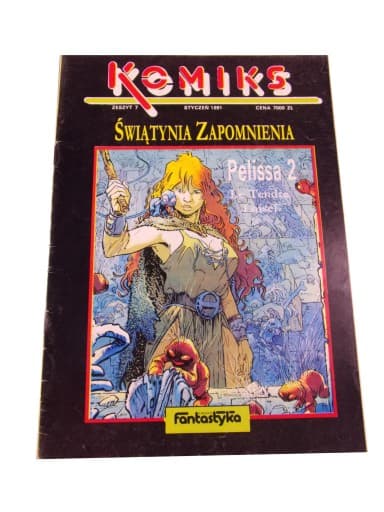 Komiks Fantastyka 7/1991 Świątynia Zapomnienia