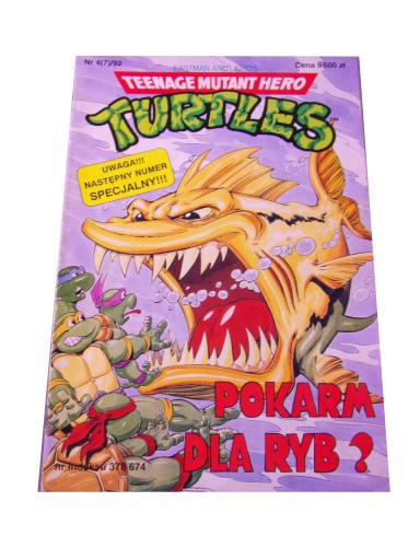 TEENAGE MUTANT HERO TURTLES 4(7)/92
