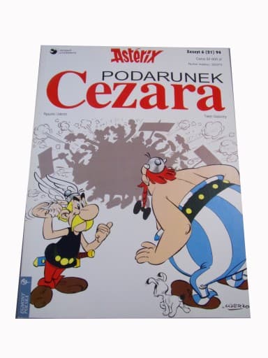 Asterix 21. Asteriks Podarunek Cezara wyd. I 1994 r.