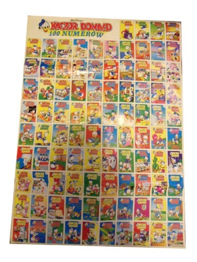 Kaczor Donald 100 Numerów - plakat 79x56