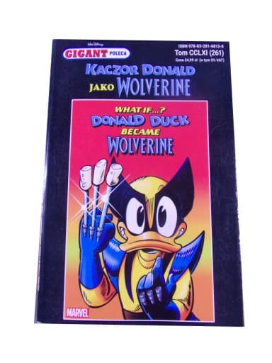 Gigant Poleca 261. Kaczor Donald Jako Wolverine