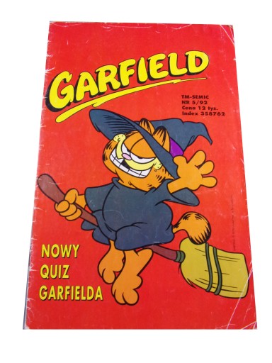 GARFIELD 5/92 z plakatem