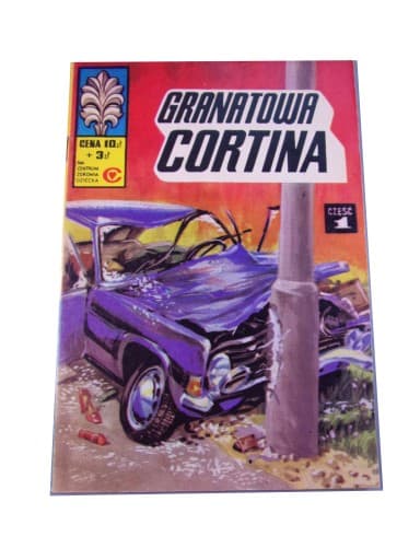 Kapitan Żbik Granatowa Cortina 1 wyd. I 1978 r.