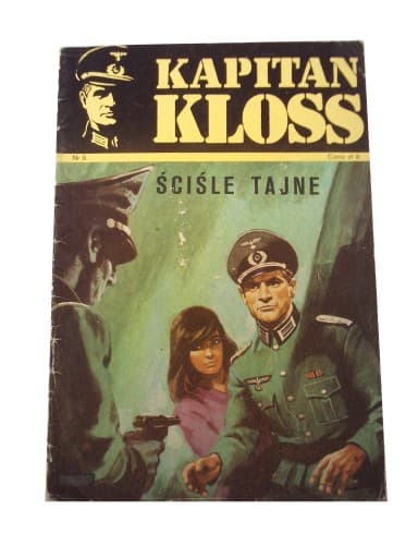 Kapitan Kloss 5. Ściśle Tajne 1971 r. wyd. 1 Błąd