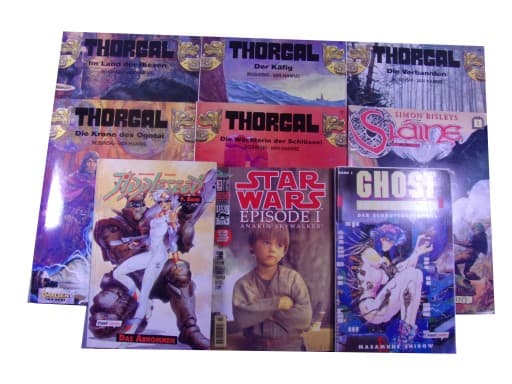 THORGAL, SLAINE i inne zestaw 9 komiksów, wyd. niemieckojęzyczne