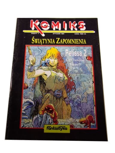 Komiks Fantastyka - Świątynia Zapomnienia 1991 r.