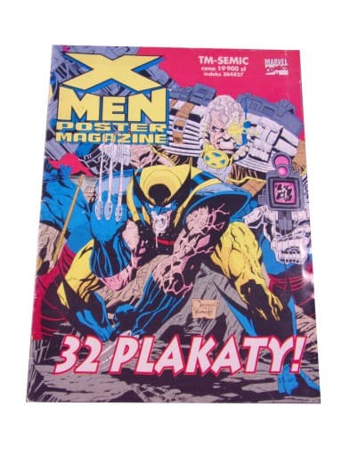 X-MEN POSTER MAGAZINE 32 PLAKATY! wyd. I 1993 r.