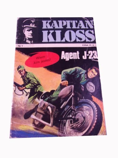 Kapitan Kloss 1. Agent J-23 wydanie I 1971 r.