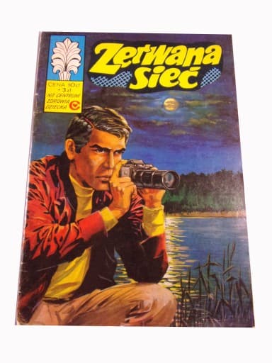 Kapitan Żbik Zerwana Sieć wydanie I 1977 r.