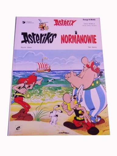 Asterix 9. Asteriks i Normanowie wyd. I 1992 r.