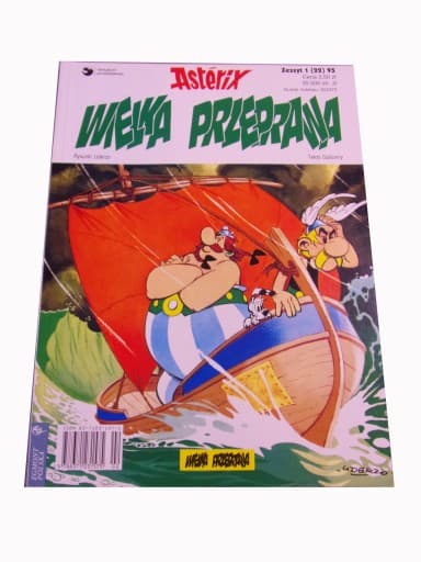 Asterix 22. Asteriks Wielka Przeprawa wyd. I 1995 r.