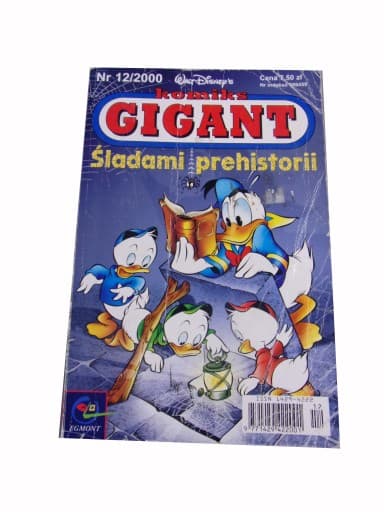Komiks Gigant 12/2000 Śladami Prehistorii