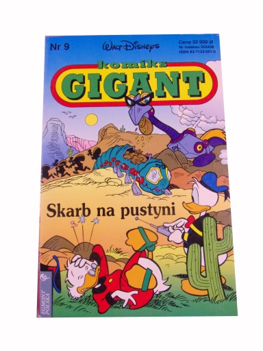 KOMIKS GIGANT 9. SKARB NA PUSTYNI 1994 r.
