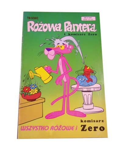 RÓŻOWA PANTERA i KOMISARZ ZERO 6/1991 TM-Semic