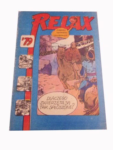 RELAX MAGAZYN OPOWIEŚCI RYSUNKOWYCH zeszyt 24 1979 r.