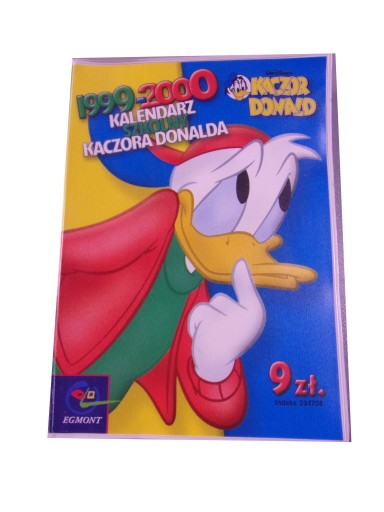 KALENDARZ SZKOLNY KACZORA DONALDA 1999-2000