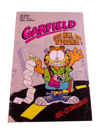 GARFIELD 4/92 z plakatem
