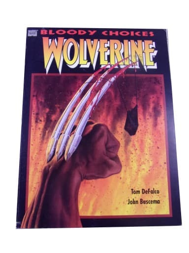Blody Choices Wolverine 1991 r. wyd. anglojęzyczne