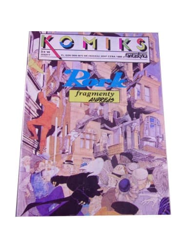 KOMIKS FANTASTYKA RORK FRAGMENTY ANDREAS 1989 r.