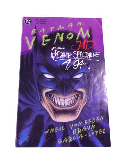 BATMAN VENOM JAD wydanie specjalne 4/94 TM-Semic