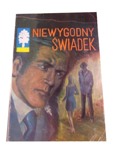Kapitan Żbik Niewygodny Świadek 1975 r. wyd. I z błędem drukarskim