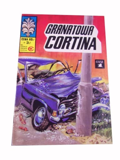 Kapitan Żbik Granatowa Cortina wyd. I 1978 r.