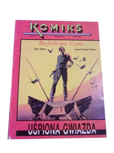 KOMIKS FANTASTYKA ROZBITKOWIE CZASU UŚPIONA GWIAZDA 6/1990