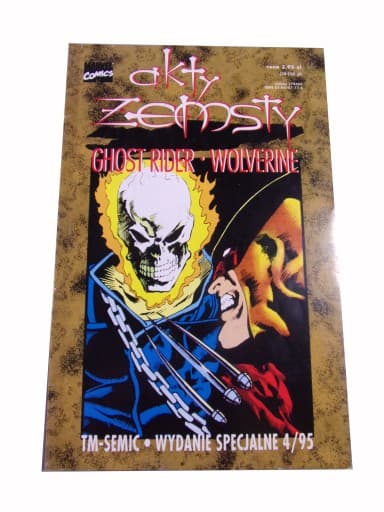 AKTY ZEMSTY GHOST RIDER / WOLVERINE wydanie specjalne 4/95 TM-Semic