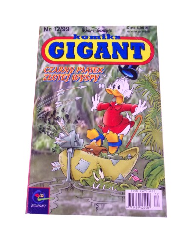 KOMIKS GIGANT 12/99 CZARNY PIĄTEK ZŁOTEJ WYSPY