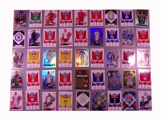 ZESTAW 45 KART PIŁKARSKICH - różne, zestaw nr 5