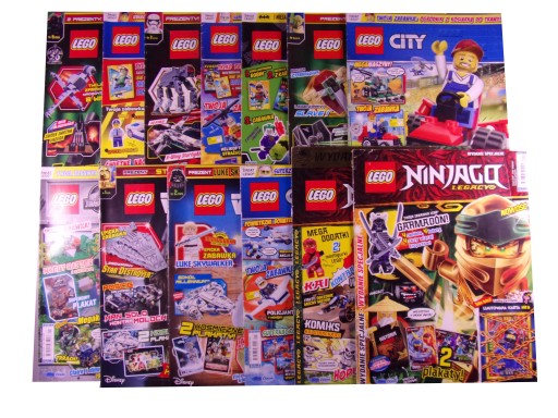 LEGO 13 zeszytów z 2019 r.