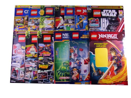 LEGO 13 zeszytów z 2018 r.