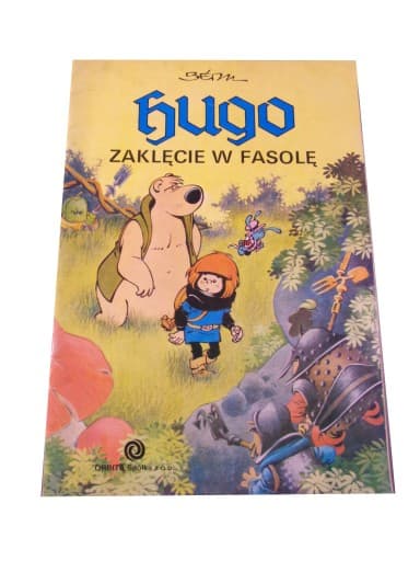 HUGO 1. ZAKLĘCIE W FASOLĘ wyd. I 1990 r. ORBITA