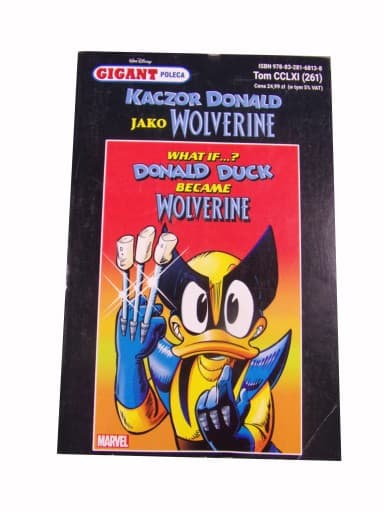 GIGANT POLECA 261. KACZOR DONALD JAKO WOLVERINE