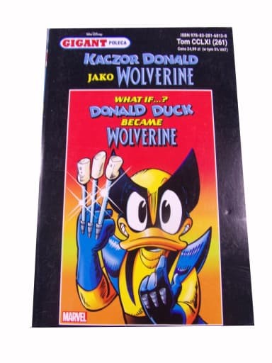GIGANT POLECA 261. KACZOR DONALD JAKO WOLVERINE