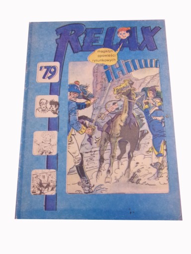 RELAX MAGAZYN OPOWIEŚCI RYSUNKOWYCH zeszyt 25 1979 r.
