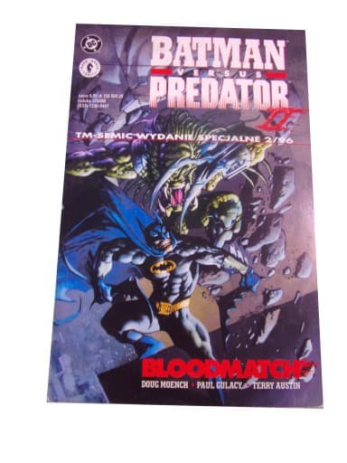 BATMAN VERSUS PREDATOR II wyd. specjalne 2/96 TM-Semic