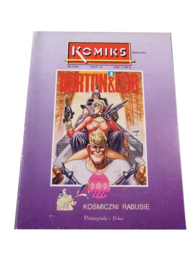 KOMIKS FANTASTYKA 4/1993 BURTON & CYB 2 KOSMICZNI RABUSIE