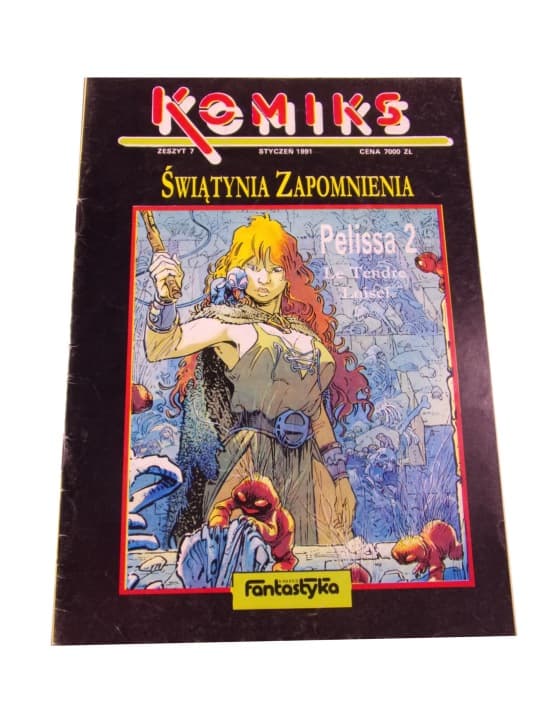 Komiks Fantastyka 7/1991 Świątynia Zapomnienia – zdjęcie 1 z 7
