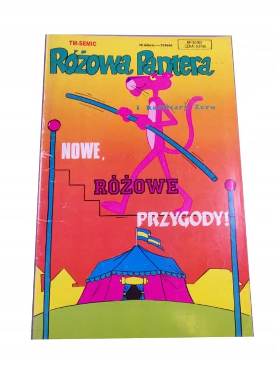 Różowa Pantera i Komisarz Zero 3/1992 TM-Semic – zdjęcie 1 z 7