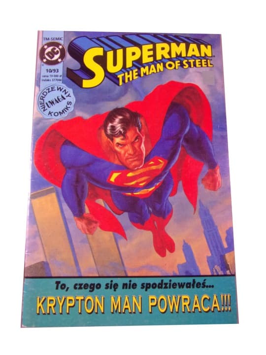 Superman 10/93 TM-Semic – zdjęcie 1 z 7