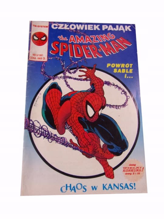 Spider-Man 5/1991 TM-Semic – zdjęcie 1 z 7