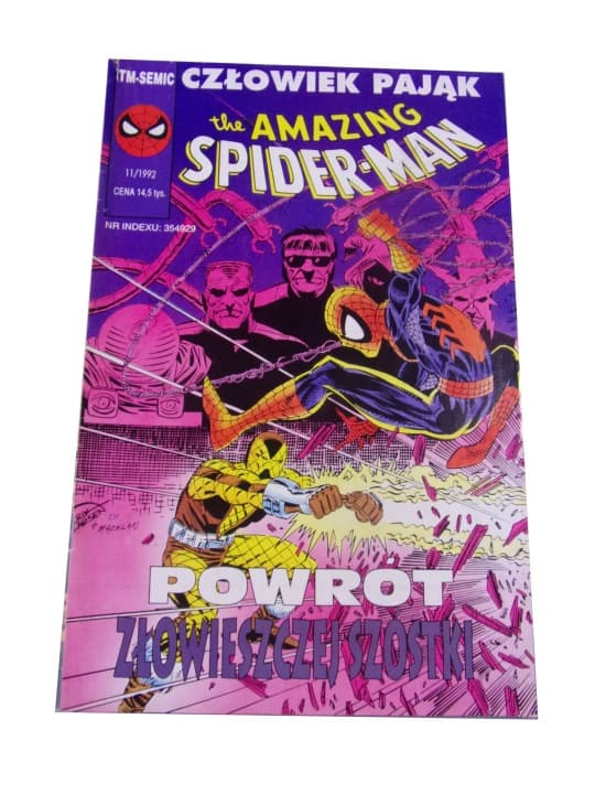 Spider-Man 11/92 TM-Semic – zdjęcie 1 z 7