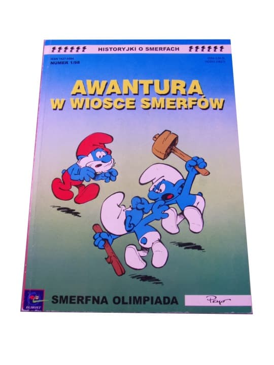 Awantura w Wiosce Smerfów 1/98 Smerfna Olimpiada wyd. I 1998 r. – zdjęcie 1 z 4