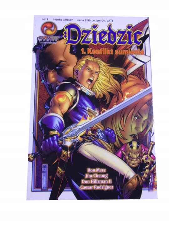 Dziedzic 1. Konflikt Sumienia wyd. I 2003 r. – zdjęcie 1 z 4